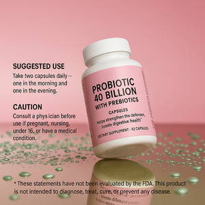 Probiotic 40 Billion with Prebiotics