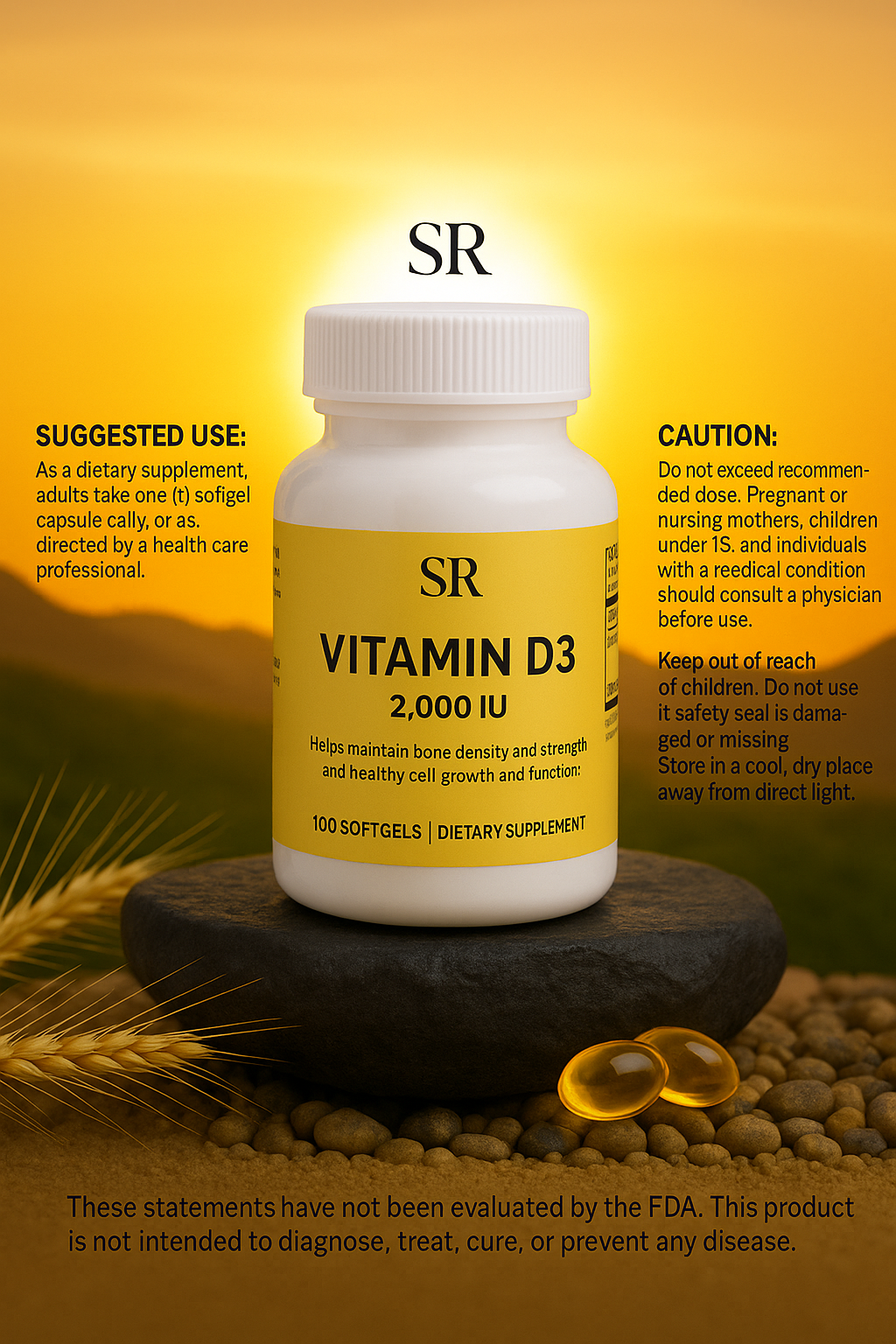 Vitamin D3 2,000 IU