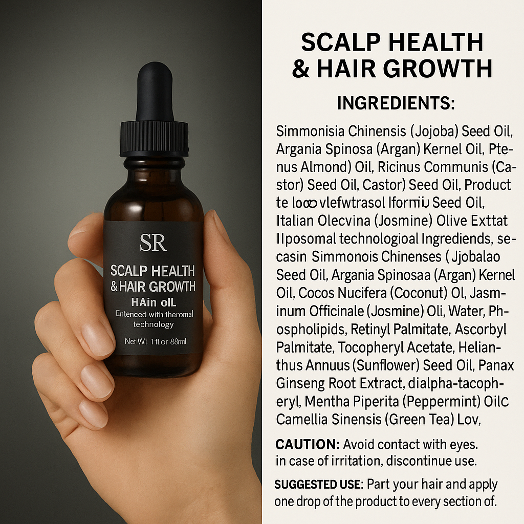 Hair Oil for Scalp Health and Hair Growth